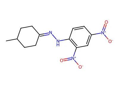 4-Methylcyclohexanone 2,4-dinitrophenylhydrazone structure
