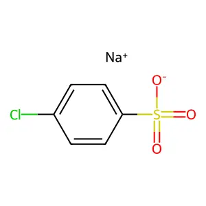 Sodium p-chlorobenzenesulfonate structure