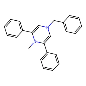 4-Benzyl-1-methyl-2,6-diphenylpyrazine structure