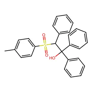 2-(4-Methylbenzene-1-sulfonyl)-1,1,2-triphenylethan-1-ol structure