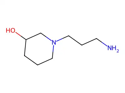 1-(3-Aminopropyl)piperidin-3-ol structure