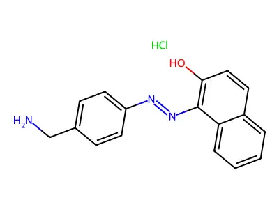 1-((4-Aminomethylphenyl)aza)-2-naphthol structure
