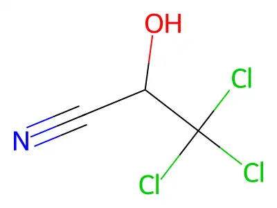 三氯丙氰醇 structure