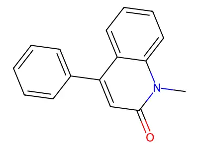 1-methyl-4-phenylquinolin-2(1H)-one structure