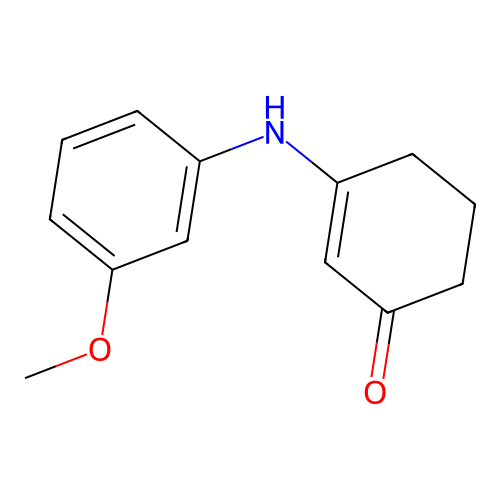 3-[(3-Methoxyphenyl)amino]cyclohex-2-en-1-one structure