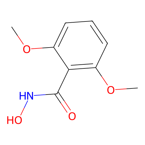 2,6-Dimethoxybenzenecarbohydroxamic acid structure