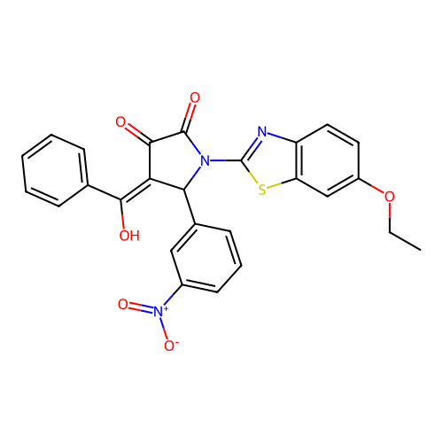 C26H19N3O6S structure