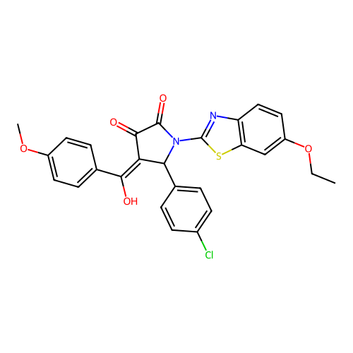 C27H21ClN2O5S structure