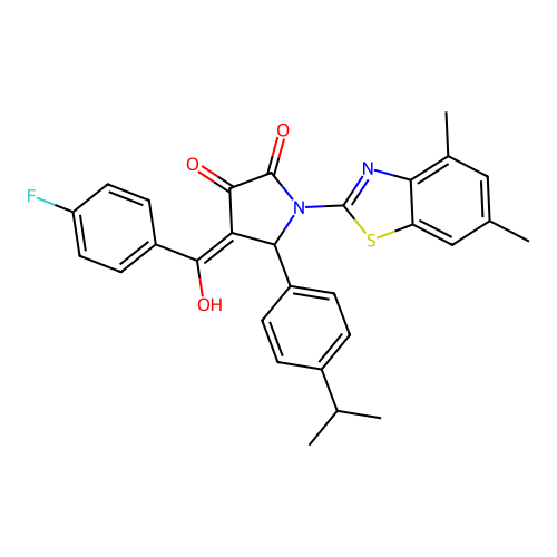 C29H25FN2O3S structure