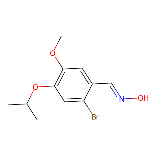 [2-Bromo-5-methoxy-4-(methylethoxy)phenyl](hydroxyimino)methane structure