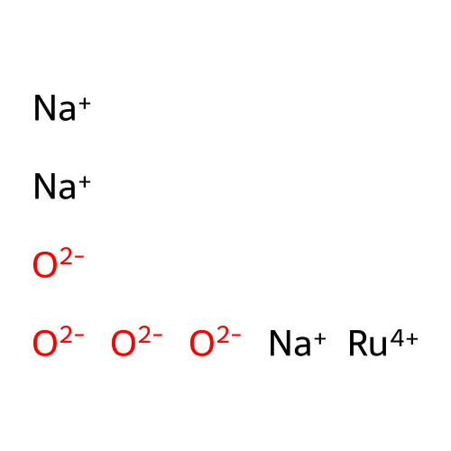 Trisodium ruthenium tetraoxide structure