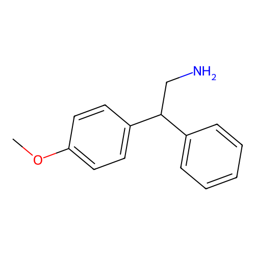 2-(4-Methoxyphenyl)-2-phenylethanamine structure