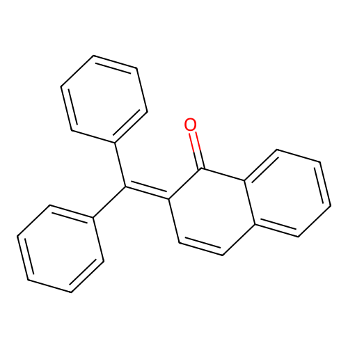 2-(diphenylmethylene)-1(2H)-naphthalenone structure
