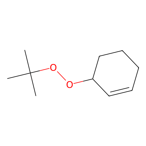 Cyclohexene 3-(tert-butyl)peroxide structure