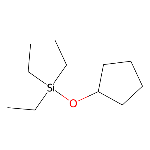 Triethylsilyloxycyclopentane structure