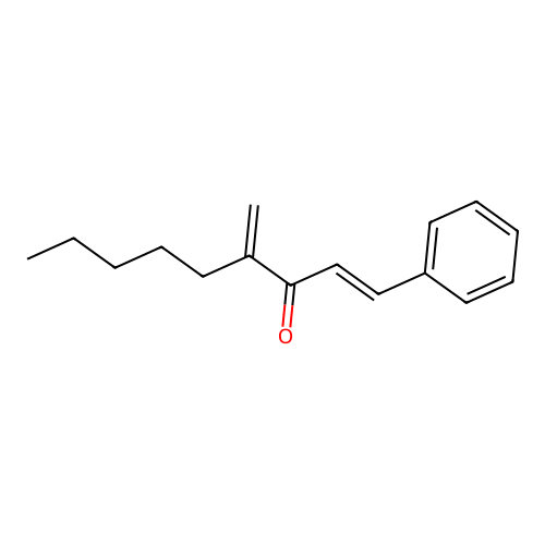(1E)-4-Methylidene-1-phenylnon-1-EN-3-one structure