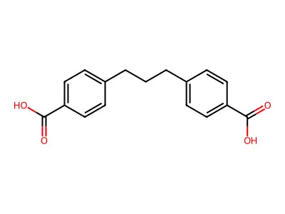 4,4'-(Propane-1,3-diyl)dibenzoic acid structure