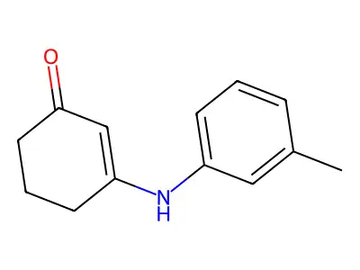 3-[(3-Methylphenyl)amino]cyclohex-2-en-1-one structure