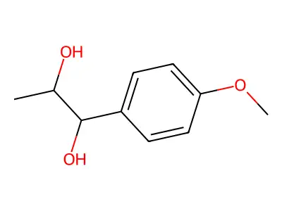 1-(4-Methoxyphenyl)propane-1,2-diol structure