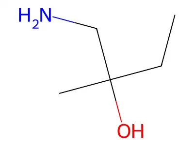 1-Amino-2-methylbutan-2-ol structure