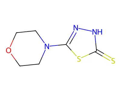 5-(Morpholin-4-yl)-1,3,4-thiadiazole-2(3H)-thione structure