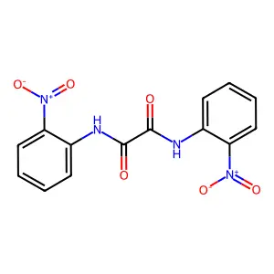 N,N'-bis(2-nitrophenyl)ethanediamide structure