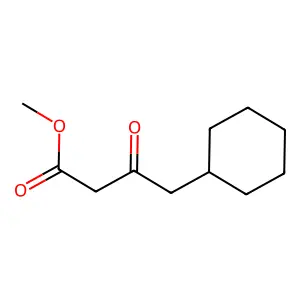 Methyl beta-oxocyclohexanebutanoate structure