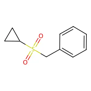Cyclopropylsulfonylmethylbenzene structure