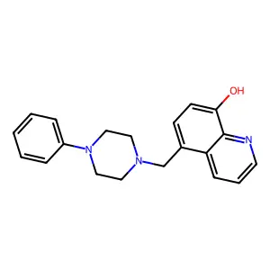 5-[(4-Phenylpiperazin-1-yl)methyl]quinolin-8-ol structure