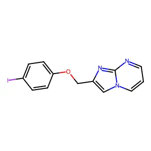 2-((4-Iodophenoxy)methyl)imidazo[1,2-a]pyrimidine structure
