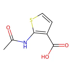 2-Acetamidothiophene-3-carboxylic acid structure