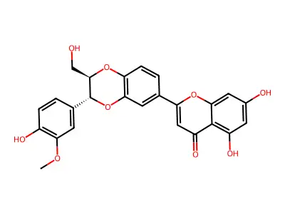 (Rac)-Hydnocarpin structure