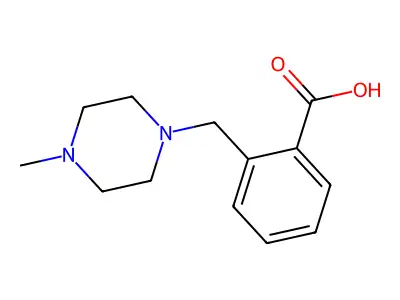 2-(4-Methylpiperazin-1-ylmethyl)benzoic acid structure