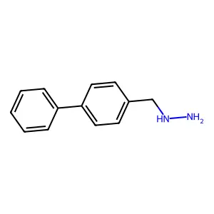 Biphenyl-4-ylmethyl-hydrazine structure