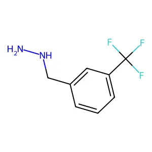 ((3-(Trifluoromethyl)phenyl)methyl)hydrazine structure