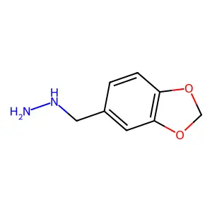 (1,3-Benzodioxol-5-ylmethyl)hydrazine structure
