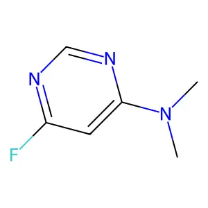 6-fluoro-N,N-dimethylpyrimidin-4-amine structure