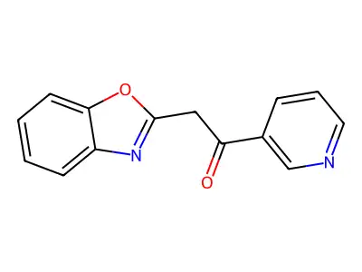2-(1,3-Benzoxazol-2-yl)-1-(pyridin-3-yl)ethan-1-one structure