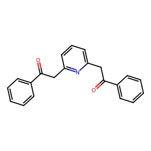 Ethanone, 2,2'-(2,6-pyridinediyl)bis[1-phenyl- structure