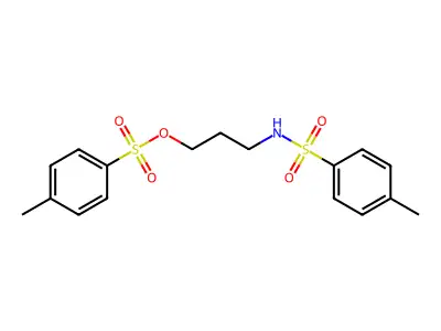3-[(4-Methylbenzene-1-sulfonyl)amino]propyl 4-methylbenzene-1-sulfonate structure