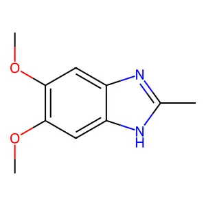5,6-dimethoxy-2-methyl-1H-benzo[d]imidazole structure
