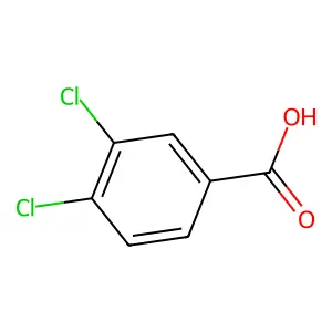 3,4-Dichlorobenzoic acid structure