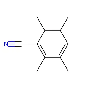 五甲基苯甲腈 structure