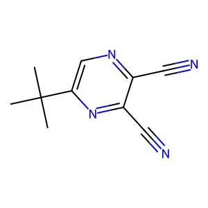 5-(Tert-butyl)pyrazine-2,3-dicarbonitrile structure