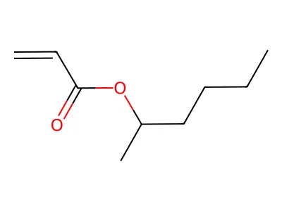 1-Methylpentyl acrylate structure