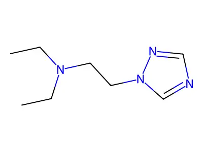 1H-1,2,4-Triazole, 1-(2-diethylaminoethyl)- structure