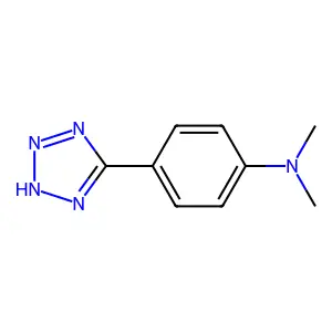 N,N-dimethyl-4-(2H-tetrazol-5-yl)aniline structure