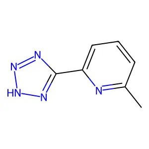 2-methyl-6-(2H-tetrazol-5-yl)pyridine structure