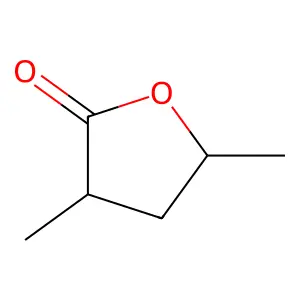 Dihydro-3,5-dimethyl-2(3H)-furanone structure