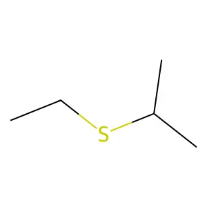 Ethyl isopropyl sulphide structure